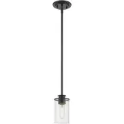 Z-Lite 462MP-BRZ Savannah 1 Light 4.5 inch Bronze Pendant Ceiling Light