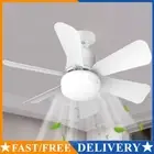Small Ceiling Fan Modern Ceiling Fan with LED Light Remote Control for Bedroom A