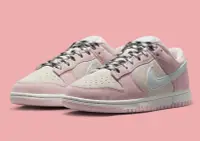 在飛比找Yahoo!奇摩拍賣優惠-Nike Dunk LowPink Suede 粉白 樹莓粉