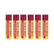 6 x Burt's Bees Cranberry Spritz Lip Balm 4.25g
