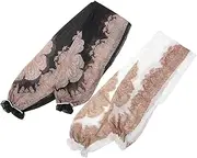 [OATIPHO] Uv Blocking Women's Arm Sleeves 2 Pairs Summer Lightweight Breathable Shawl Sleeves for Arm