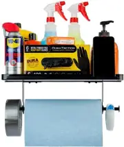 Garage Paper Towel Holder - Wall Mount Shelf | Holds 50lbs | Garage, Home, Sh...
