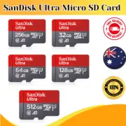 32GB 64GB 128GB 256GB 512 SanDisk Ultra Micro SD Card Class 10 Flash Memory Card