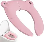 Toddler Potty Seat,Portable Foldable Potty Training Toilet Seat - Bathroom Supplies for Outdoor Activities Restaurant Home Public Restrooms Camping Trips Travel