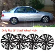 4 for Toyota Corolla 2009-2019 16" Hub Caps Full Set Wheel Covers fit Steel Rims