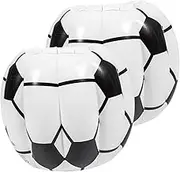 HOLIDYOYO Inflatable Soccer Shape Cooler Ice Storage Bucket for Parties Decorative Drink Container for Summer Gatherings and Poolside Ice and Beverages