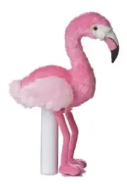 Aurora - Medium Pink Flopsie - 12" Flo Flamingo - Adorable Stuffed Animal