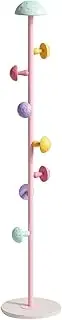 Metal Coat Racks,Freestanding Hanger with Hooks,Mushroom Coat Stand,Bag Bracket,Coat Tree Stand,Colorful Clothes Storage Racks,for Children's Room,Living Room