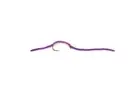 Fly Fishing Flies (Bass, Bream, Perch, Trout, Carp) Micro Worm Purple (6 flies)