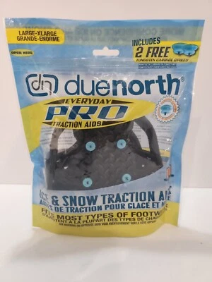 ICY GROUND WALKING TRACTION AIDS FOR SHOES by DueNorth EVERYDAY PRO LARGE/XLARGE