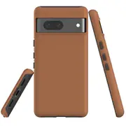 For Google Pixel 7 Case Tough Protective Cover Brown