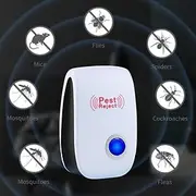 Ultrasonic Pest Repeller, Indoor Ultrasonic Insect Repellent For Mice, Electronic Plug-in Sonic Repellent Pest Control For Roach, Rodent, Mouse, Bugs, Mosquito