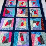 46”x60” New Homemade Cotton Patchwork Quilt.