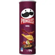 Pringles BBQ Potato Chips Can 134g