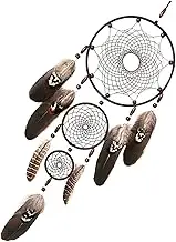 Cabilock Dream Catcher Pendant Macrame Wall Hanging Lightweight and Compact Decorative Ornament Present for Home Decor and