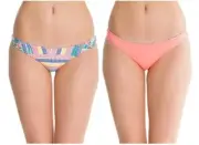 Rip Curl Women's Juniors Modern Myth Classic Bikini Bottom, Multicolor, Large