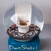 Funny Snow globe "Don't shake"