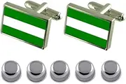 [Select Gifts] Shirt Dress Studs Rotterdam City Netherlands Flag Cufflinks