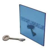 Blue Acrylic Perspex® 1000 Mirror Plastic Sheet / A5 A4 A3 Sizes / 3mm Thickness