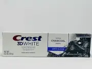 Crest 3D White Whitening Therapy Deep Clean Charcoal Toothpaste 4.6oz/130g New