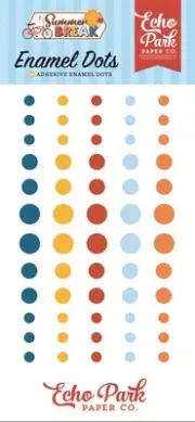 Echo Park Adhesive Enamel Dots-Summer Break 5A002LF7-1GMRR