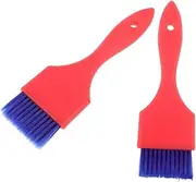 Baluue Hair Dye Supplies Kit 2pcs Highlighting Brush Set Soft Bristle Hair Oiling Brush for Salon
