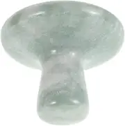 Natural Jade Tool Ergonomic Mushroom Shape Multifunctional Facial Body Massage Stone for Relaxation Exfoliation and Hot Compress Safe for All Skin