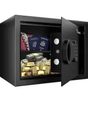 Bonsaii Safe, 0.6 Cubic Safe Box with Electronic Keypad, Removable Shelf, for...
