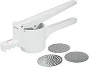 Metaltex 2041 Potato Pressy with 3 Discs, White