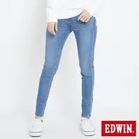 在飛比找樂天市場購物網優惠-EDWIN MISS 503 經典皮牌 窄直筒牛仔褲-女款 