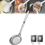 Beyonddraw Fine Mesh Stainless Steel Colander Spoon,Fine Mesh Stainless Steel Colander Spoon,Beyonddraw Fine Mesh Strainer,Beyonddraw Colander Spoon,Beyonddraw Fine Mesh Strainer with Handle (S)