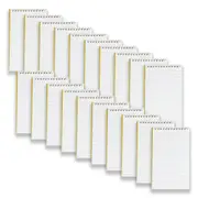 20pc Spirax 541 Notebook/Notepad 147x87 7mm Ruled 96-Pages Stationery Yellow
