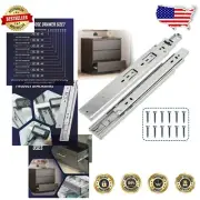 Universal 22-Inch Drawer Slide Glides - Heavy Duty Soft Close, Easy Installation