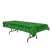 2 plastic tablecovers St Patrick's Day shamrock Holiday table cloths 54 x 108