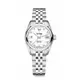 TITONI 瑞士梅花錶 23909S-063 空中霸王雙色經典機械腕錶 / 白面 27mm