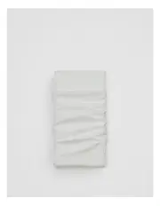 [Country Road] Heron Organically Grown Cotton King Fitted Sheet in Snow