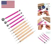 10 Piece Ball Stylus Dot Painting Tool Set, Clay Pottery Modeling Kit