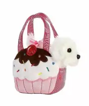 Aurora Fancy Pals Pet Carrier Sweets Cupcake Puppy Plush Stuffed Animal #32820