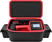 Air Compressor Bag Compatible with Milwaukee M18 Inflator 2848-20/2771-20, Air Pump Carrying Box for Milwaukee Tools,Storage Holder for 18V 3.0/4.0/5.0/6.0/6.5/7.0/8.0Ah Battery (Case Only)-Black