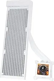 Lian Li HydroShift LCD 360 AIO Liquid CPU Cooler with 2.88in LCD Panel (360mm, White, Desktop)