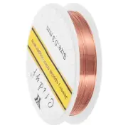 1pcs Craft Wire Resistant Beads Copper Wire for Jewelry Making(Red Bronze)