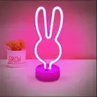 Night Light Lamp Neon Lamp Rabbit Shape Valentine's Day Gift For Her