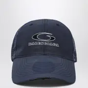 [Balenciaga] Loop Sports Icon blue mesh baseball cap M Blue