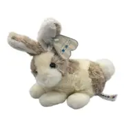 Aurora CLOVER Bunny Rabbit Plush 10” Fluffy Stuffed Animal Realistic New W/Tags