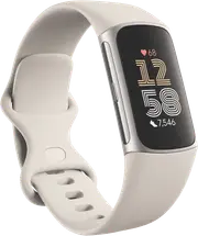 Fitbit Charge 6 - Porcelain/Silver Aluminium