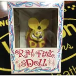 RAT FINK 芬克 RATFINK 芬克鼠 RAT FINK DOLL 限量500隻 黃 保存良好 MOONEYES