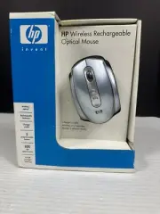 HP Wireless Rechargeable Optical Ergo Mouse with USB receiver Vintage 2005