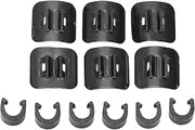 Stick On Cable Guides C Clips Adhesive Seat Bike Brake Derailleur Shift Cables Suitable Curved Surfaces Flat Surfaces Lightweight Aluminum Alloy