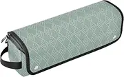 [sanluoli] Hair Tool Travel Bag with Heat Resistant Pad Large Hair Straigheners Travel Case Colored Country Green Argyle