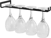 Wine Glass Holder Under Shelf | Mug Hanger for Cabinet | Under Cabinet Mug Storage Holder, Wine Glass Hanger for Kitchen Cabinet